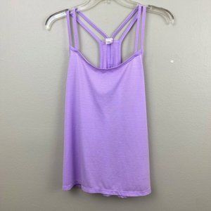 Champion Lavender Striped Strappy Racerback Active Tank